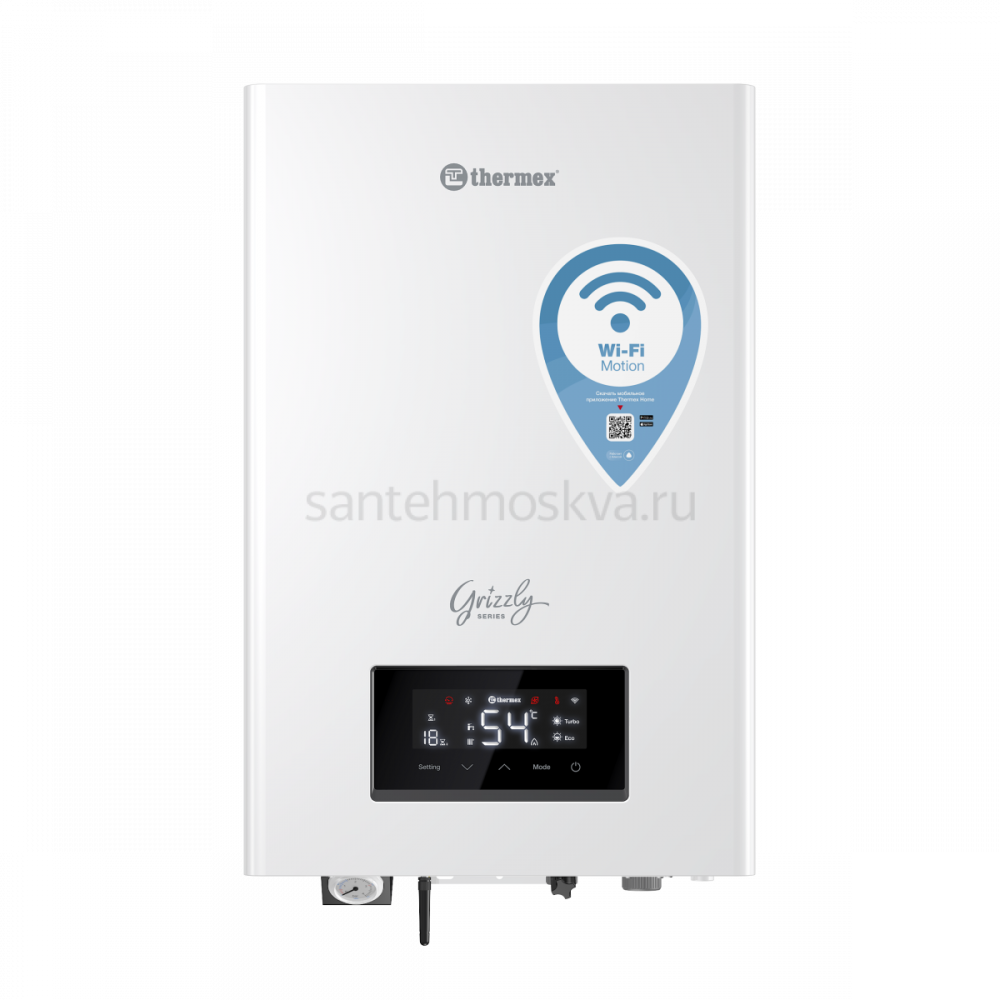 Электрический настенный котел THERMEX Tesla 12-24 Wi-Fi Электрический настенный котел THERMEX Tesla 12-24 Wi-Fi