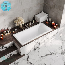 Ванна из литьевого мрамора Marmo Bagno Алесса NEW 150х70