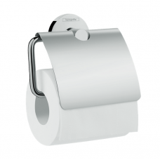 Держатель туалетной бумаги с крышкой HANSGROHE Logis Universal 41723000 цвет Хром