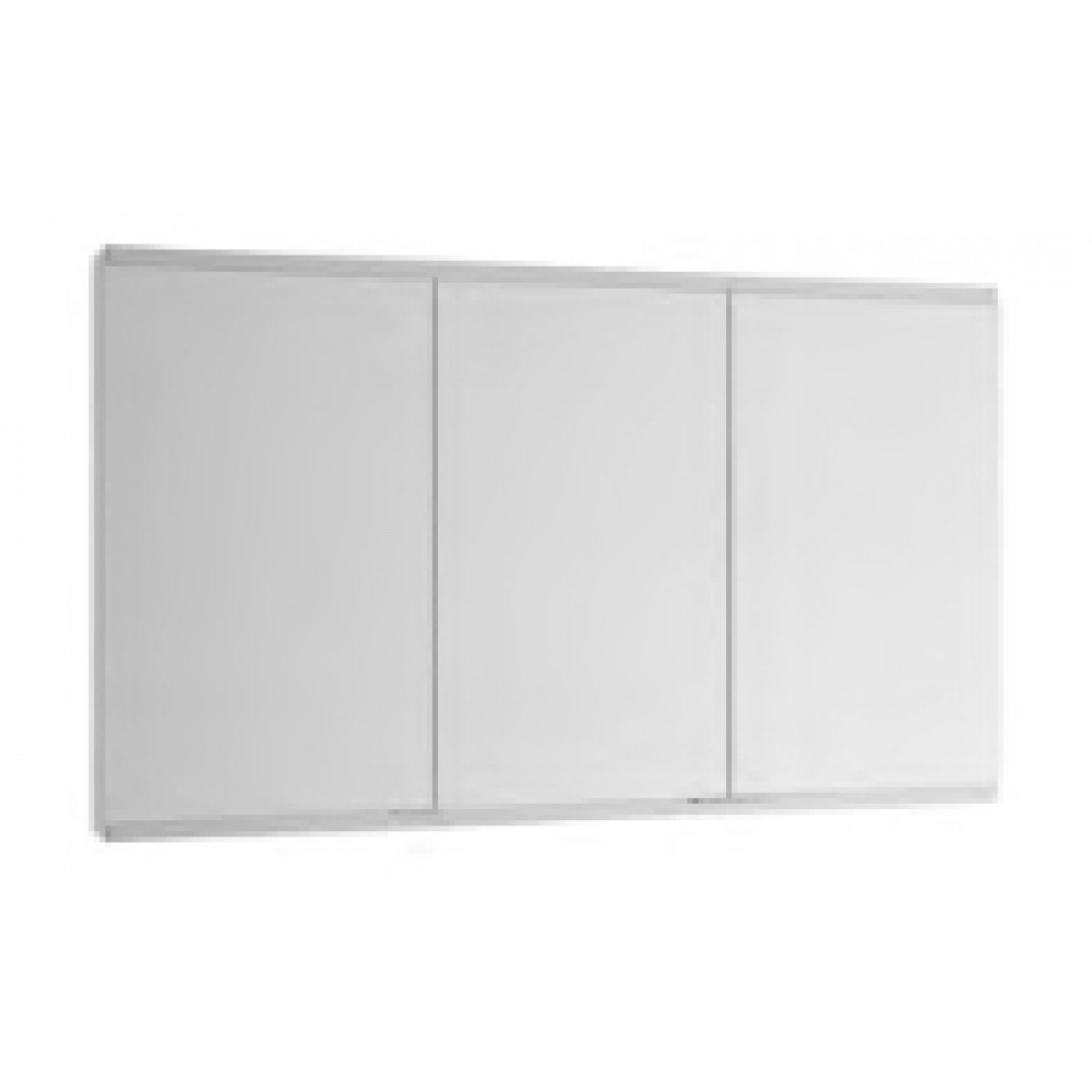Зеркальный шкаф без подсветки KEUCO Royal Modular 2.0 800301120100000 с тремя дверцами, настенный, серебристый анодированный