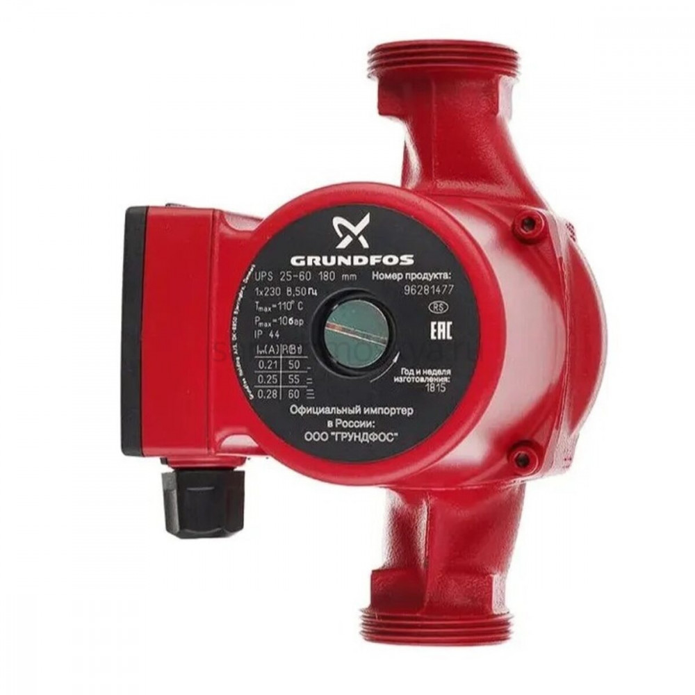 Циркуляционный насос UPS 25-60 Grundfos 96281477 (Грундфос) Циркуляционный насос UPS 25-60 Grundfos 96281477 (Грундфос)