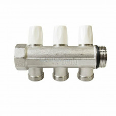 Распределительный коллектор REHAU G 1" с 3 отводами G 3/4" 11316451001