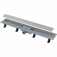 Желоб водоотводящий APZ9-Simple 550 мм с решеткой и опорами AlcaPlast (Алкапласт)