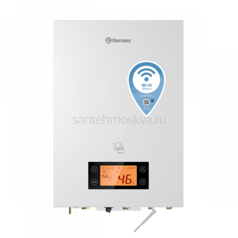 Электрический настенный котел THERMEX Tesla 12-24 Wi-Fi Электрический настенный котел THERMEX Tesla 12-24 Wi-Fi