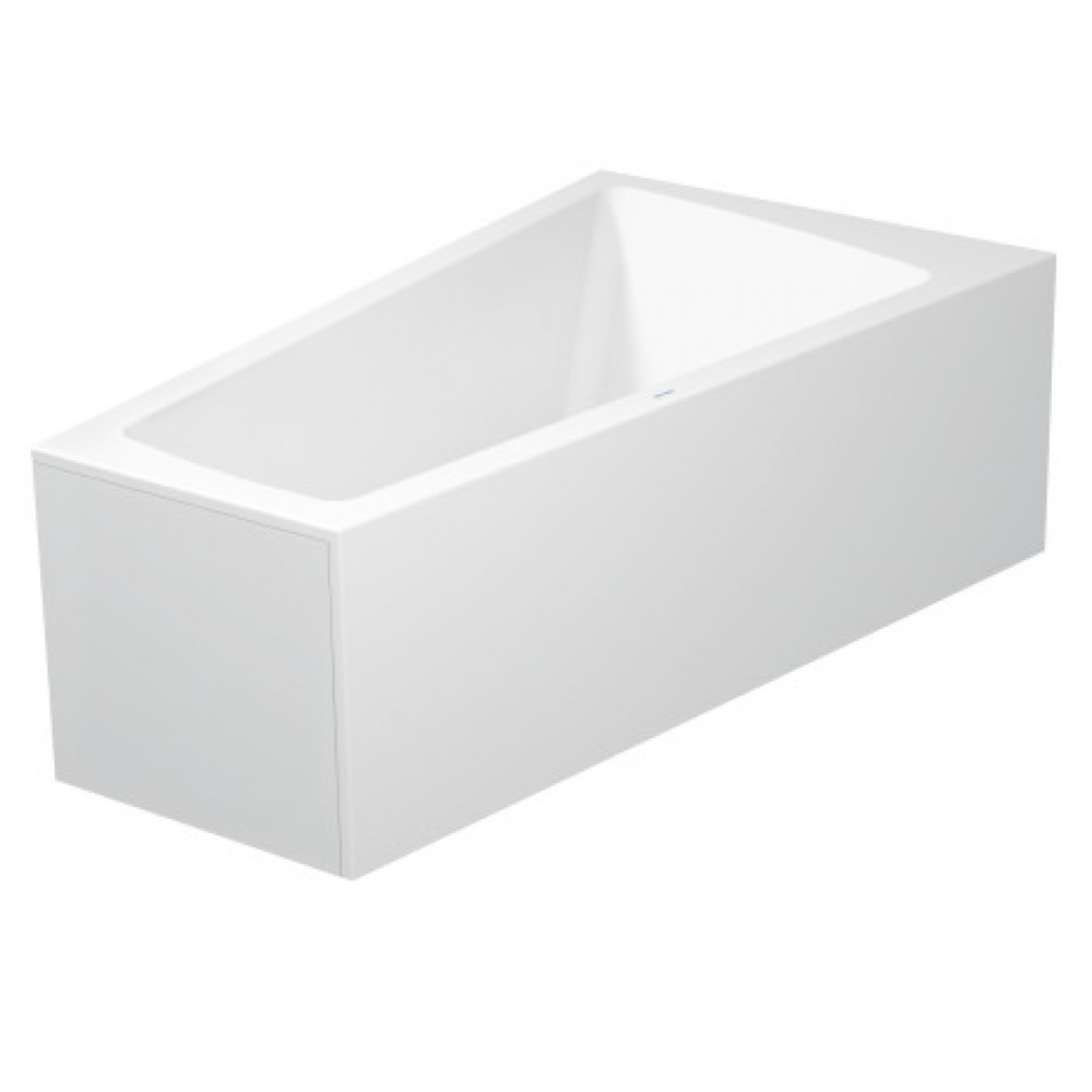 Акриловая ванна Duravit Paiova 700265000000000 1700 х 1000 c наклоном для спины справа, со встроенной акриловой фронтальной панелью и опорной рамой, угловая, Акриловая ванна Duravit Paiova 700265000000000 1700 х 1000 c наклоном для спины справа, со встроенной акриловой фронтальной панелью и опорной рамой, угловая,
