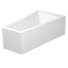 Акриловая ванна Duravit Paiova 700265000000000 1700 х 1000 c наклоном для спины справа, со встроенной акриловой фронтальной панелью и опорной рамой, угловая, 