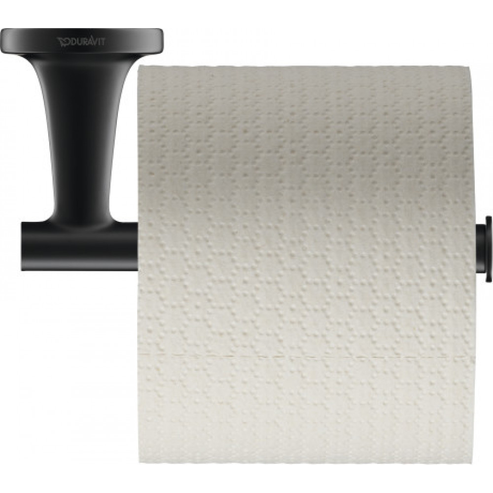 Держатель туалетной бумаги Duravit Starck T 0099374600 черный Держатель туалетной бумаги Duravit Starck T 0099374600 черный