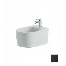 Биде повдесное ARTCERAM ATELIER ATB001 17 00 520 мм х 370 мм, с отверстием под смеситель, с переливом, с креплением, чёрный матовый