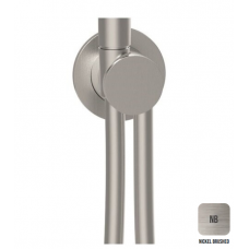 Вывод из стены со шлангом с круглым основанием ALMAR Modular E192000.NB цвет Nickel Brushed