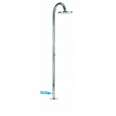 Душевая колонна Bossini Outdoor/Indoor Columns OKI Floor L00817 из нержавеющей стали
