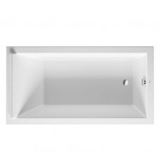 Акриловая ванна Duravit Starck 700337000000000 1700 х 900 c одним наклоном для спины, встраиваемая версия или версия с панелями, белая