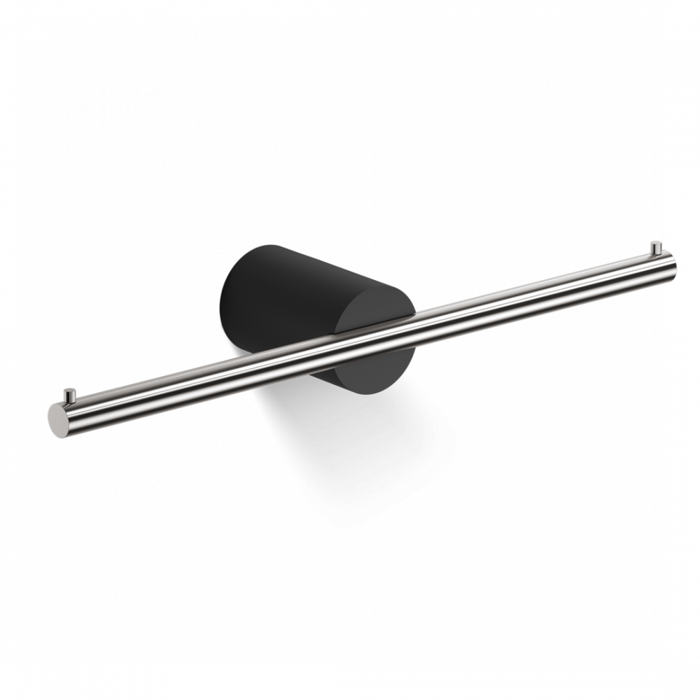 Держатель туалетной бумаги двойной DECOR WALTHER STONE TPH2 0974965 44 X 28 X 7 см, без крышки, композит Solid Surface черный матовый/сталь матовая Держатель туалетной бумаги двойной DECOR WALTHER STONE TPH2 0974965 44 X 28 X 7 см, без крышки, композит Solid Surface черный матовый/сталь матовая