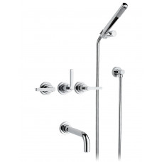 Смеситель для душа NICOLAZZI MAC KINLEY 05 2203CR29 с ручным душем и шлангом, хром Смеситель для душа NICOLAZZI MAC KINLEY 05 2203CR29 с ручным душем и шлангом, хром