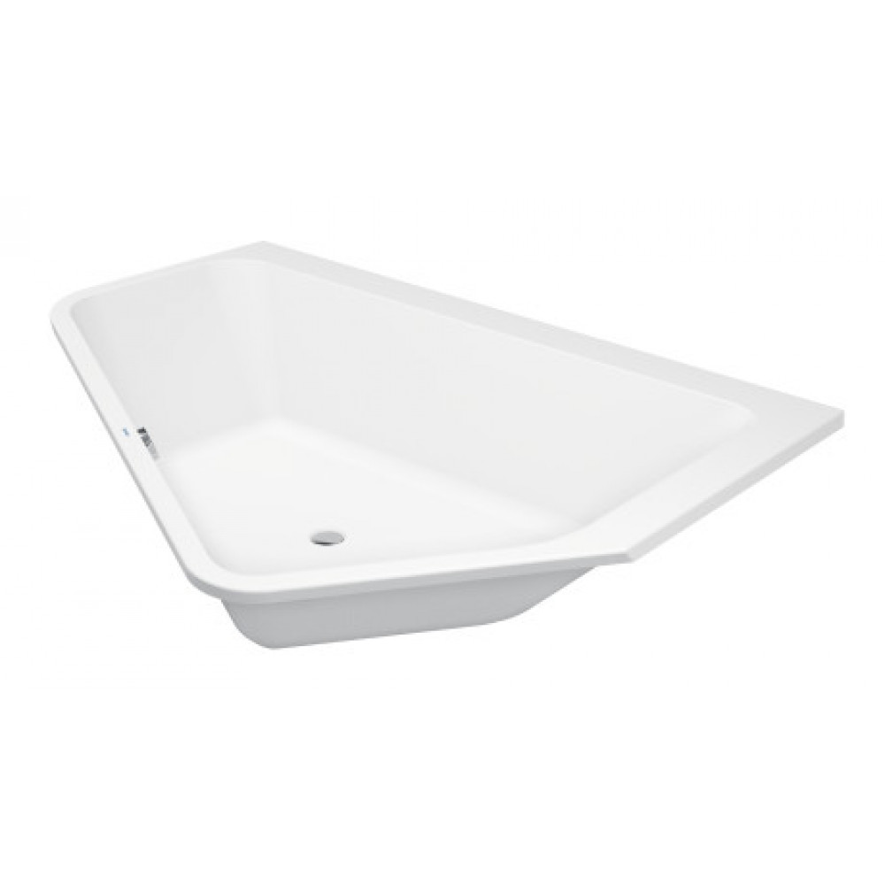 Акриловая ванна Duravit Paiova 700393000000000 1900 х 1400 c двумя разными наклонами спинки, встраиваемая, угловая, белая Акриловая ванна Duravit Paiova 700393000000000 1900 х 1400 c двумя разными наклонами спинки, встраиваемая, угловая, белая