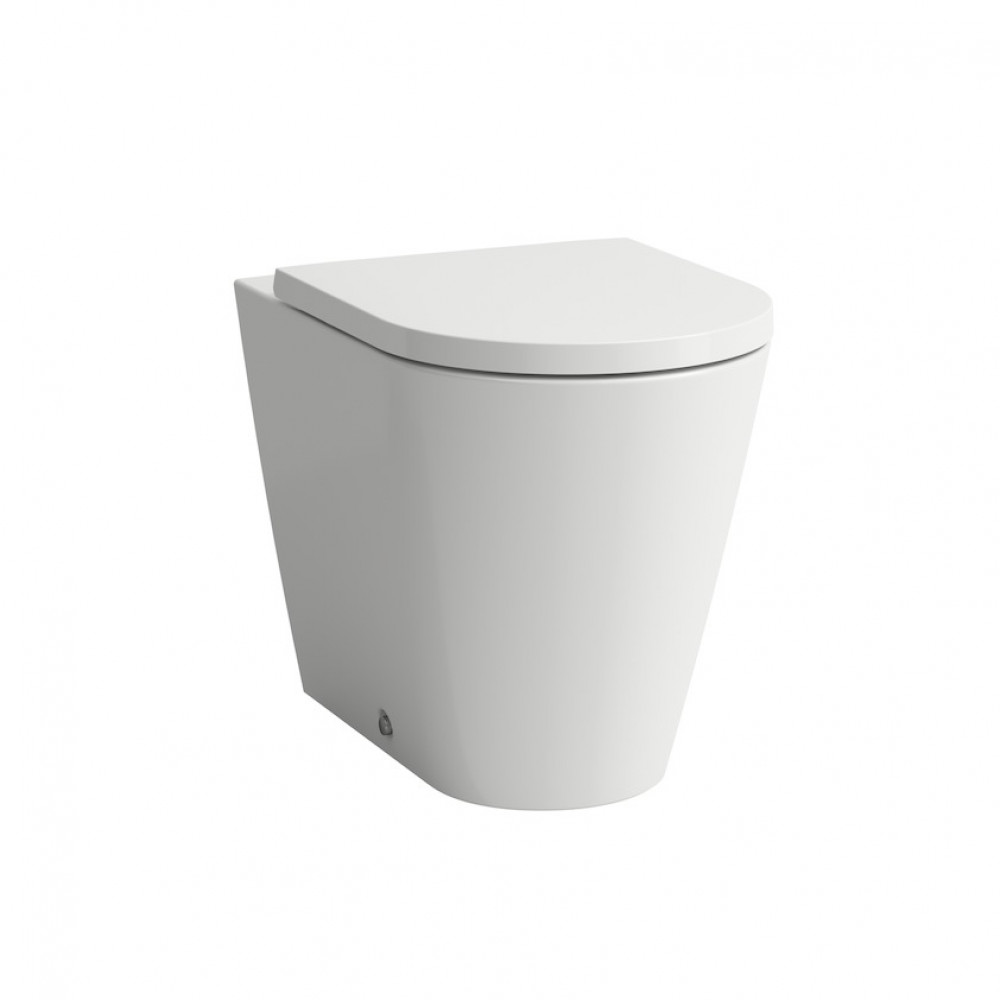 Унитаз напольный приставной Kartell by Laufen 8.2333.7.000.000.1 безободковый (rimless), белый глянцевый Унитаз напольный приставной Kartell by Laufen 8.2333.7.000.000.1 безободковый (rimless), белый глянцевый