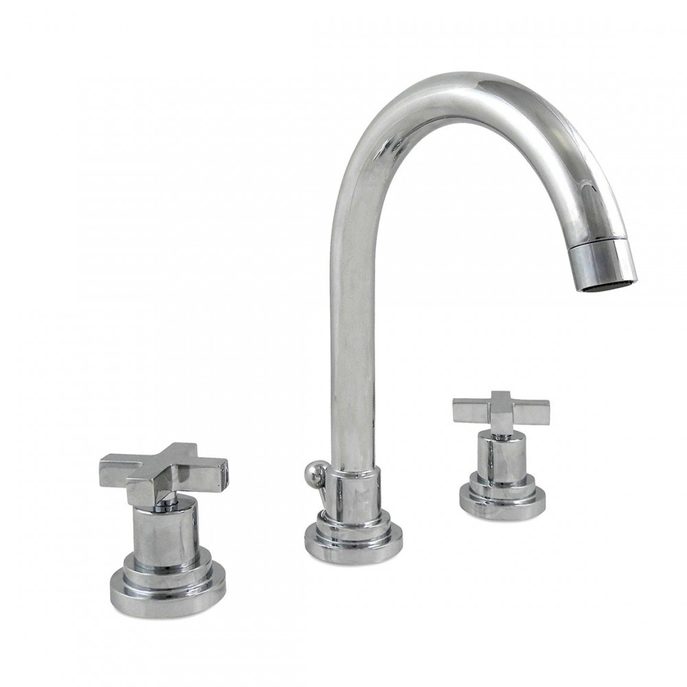 Смеситель для раковины двухвентельный NICOLAZZI MONTE CROCE 2208CR27 на 3 отверстия, хром Смеситель для раковины двухвентельный NICOLAZZI MONTE CROCE 2208CR27 на 3 отверстия, хром