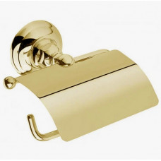 Держатель туалетной бумаги NICOLAZZI CLASSICA 1492GO c крышкой, золото Держатель туалетной бумаги NICOLAZZI CLASSICA 1492GO c крышкой, золото