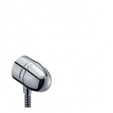 Шланговое подсоединение Hansgrohe Fixfit Stop 27452000 со встроенным запорным вентилем хром