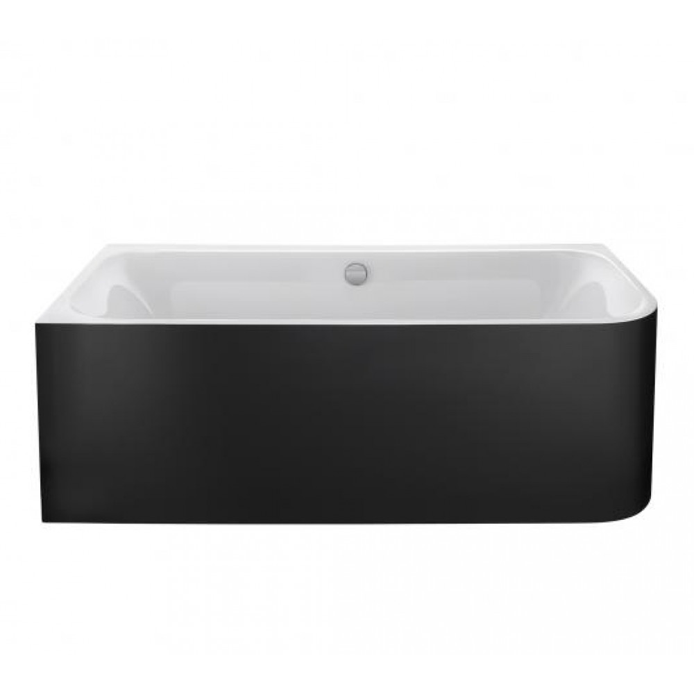 Акриловая ванна Duravit Happy D2 Plus 700449800000000 1800 х 800 c двумя наклонами для спины, с интегрированной акриловой панелью и ножками, угловая, белая/графи Акриловая ванна Duravit Happy D2 Plus 700449800000000 1800 х 800 c двумя наклонами для спины, с интегрированной акриловой панелью и ножками, угловая, белая/графи