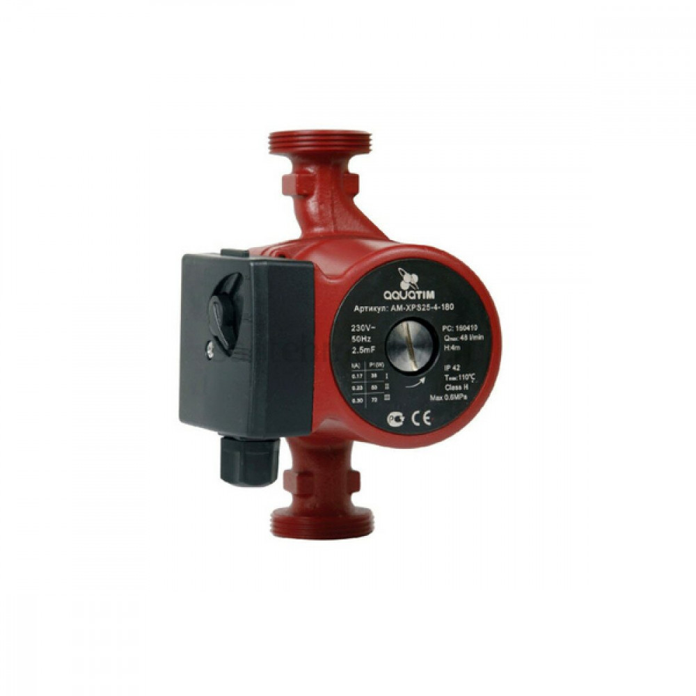 Циркуляционный насос AquaTIM AM-XPS25-6-180 (АкваТим) Циркуляционный насос AquaTIM AM-XPS25-6-180 (АкваТим)
