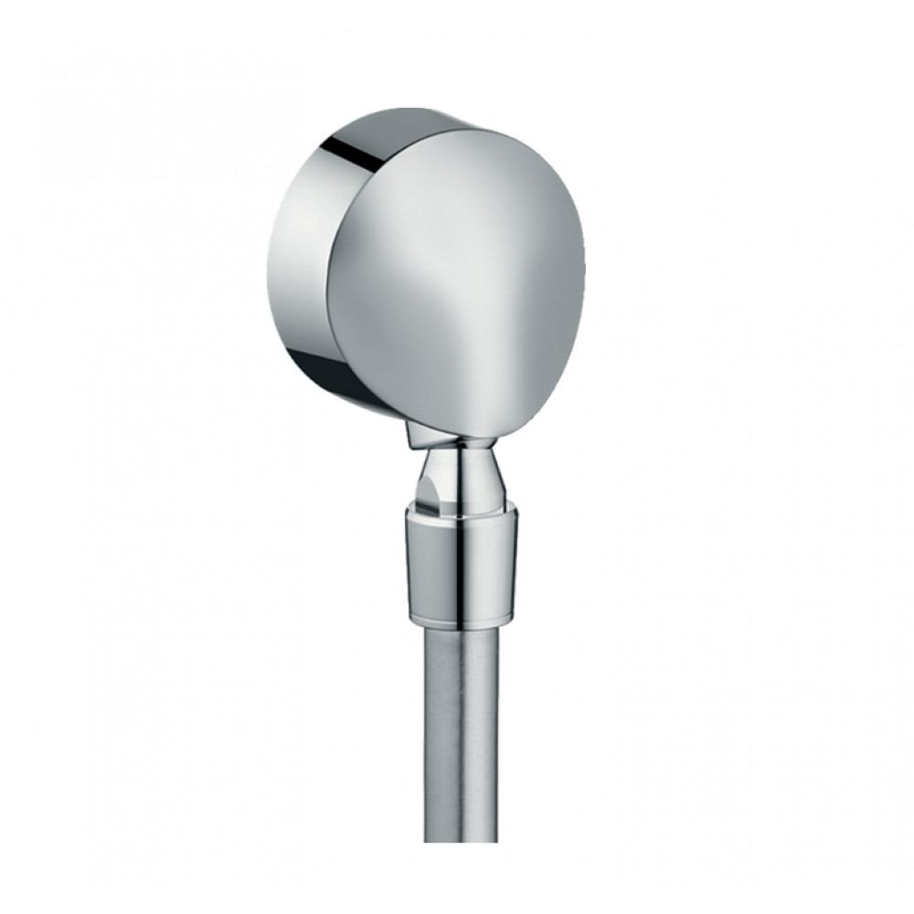 Шланговое подсоединение HANSGROHE Fixfit E 27505000 с клапаном обратного тока и шарнирным соединением, цвет Хром Шланговое подсоединение HANSGROHE Fixfit E 27505000 с клапаном обратного тока и шарнирным соединением, цвет Хром