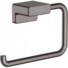 Держатель для туалетной бумаги открытый HANSGROHE AddStoris 41771340 Шлифованный чёрный хром