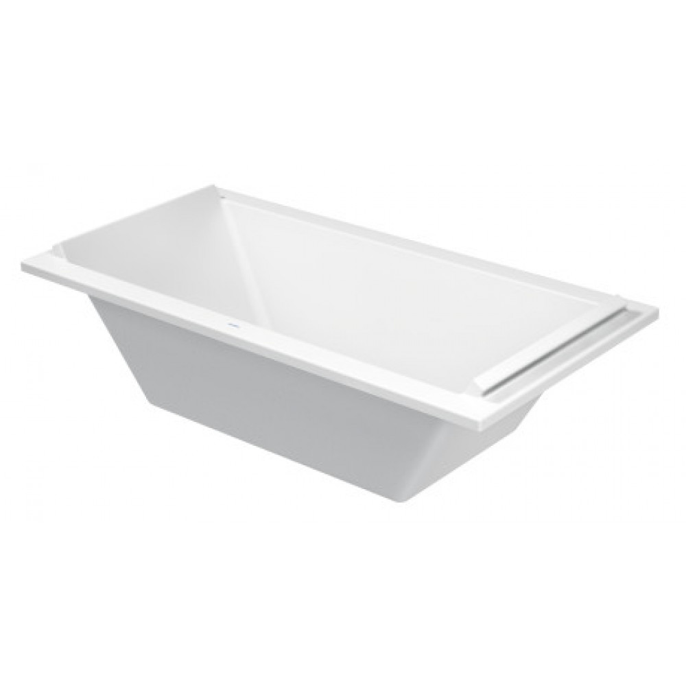 Акриловая ванна Duravit Starck 700339000000000 1800 х 900 c двумя наклонами для спины, встраиваемая версия или версия с панелями, белая