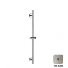 Штанга для душа из латуни ALMAR SLIDING RAILS E087075.NB 1000 мм, круглые розетки, цвет Nickel Brushed