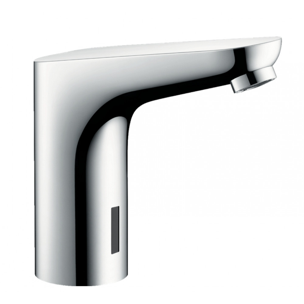 Электронный смеситель для раковины без регулировки температуры HANSGROHE Focus 31172000 с донным клапаном, цвет Хром Электронный смеситель для раковины без регулировки температуры HANSGROHE Focus 31172000 с донным клапаном, цвет Хром