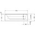 Акриловая встраиваемая ванна Duravit D-Code 700100000000000 1700 х 750 Акриловая встраиваемая ванна Duravit D-Code 700100000000000 1700 х 750