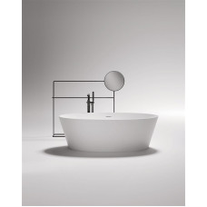 Ванна отдельностоящая TREESSE ALMA V015BL 800 мм х 1750 мм, из композита Solid Surface, белый глянцевый