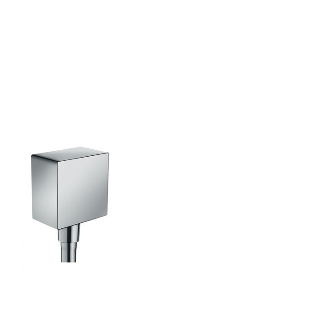 Шланговое подсоединение Hansgrohe Fixfit Square 26455000 с клапаном обратного тока хром Шланговое подсоединение Hansgrohe Fixfit Square 26455000 с клапаном обратного тока хром