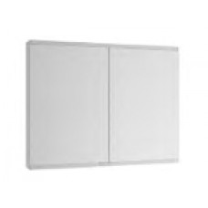 Зеркальный шкаф без подсветки KEUCO Royal Modular 2.0 800201100100200 с двумя дверцами, для настенного монтажа, серебристый анодированный