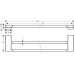 Двойной полотенцедержатель HANSGROHE AddStoris 41743990 Полированное золото Двойной полотенцедержатель HANSGROHE AddStoris 41743990 Полированное золото