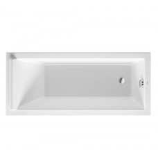 Акриловая ванна Duravit Starck 700333000000000 1600 х 700 c одним наклоном для спины, встраиваемая версия или версия с панелями, белая