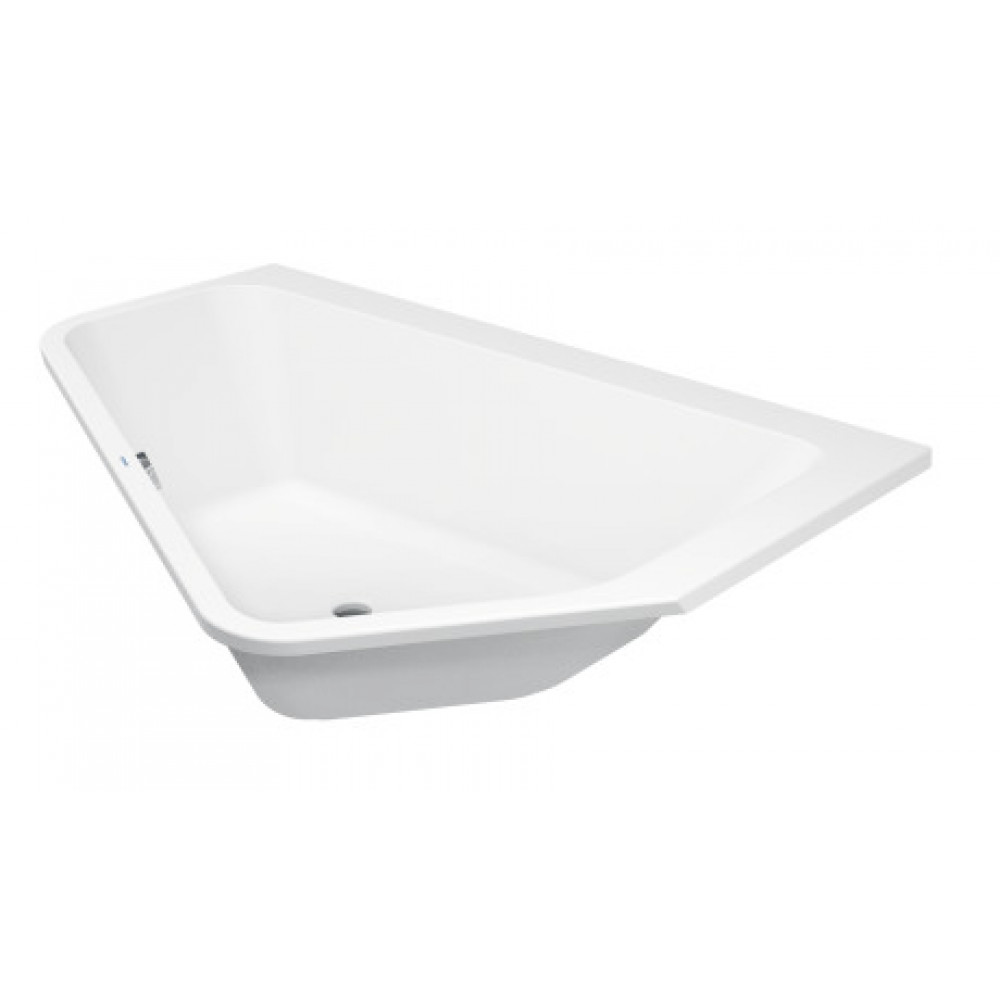Акриловая ванна Duravit Paiova 5 700391000000000 1770 х 1300 c двумя разными наклонами спинки, встраиваемая, угловая, белая Акриловая ванна Duravit Paiova 5 700391000000000 1770 х 1300 c двумя разными наклонами спинки, встраиваемая, угловая, белая