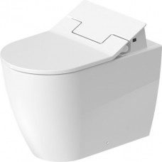 Унитаз напольный приставной Duravit Me by Starck 2169590000 с вертикальным смывом, для SensoWash, с креплением, белый
