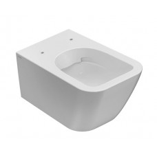 Унитаз подвесной безободковый GLOBO STONE STS05BI 360 мм х 520 мм, с креплением, белый глянцевый