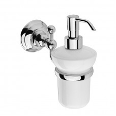 Дозатор для жидкого мыла без держателся NICOLAZZI ACCESSORI Classici C1489CR Белый/Хром Дозатор для жидкого мыла без держателся NICOLAZZI ACCESSORI Classici C1489CR Белый/Хром
