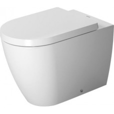 Унитаз напольный приставной Duravit ME by Starck 21690900001 с вертикальным смывом, с покрытием WonderGliss, с креплением, белый