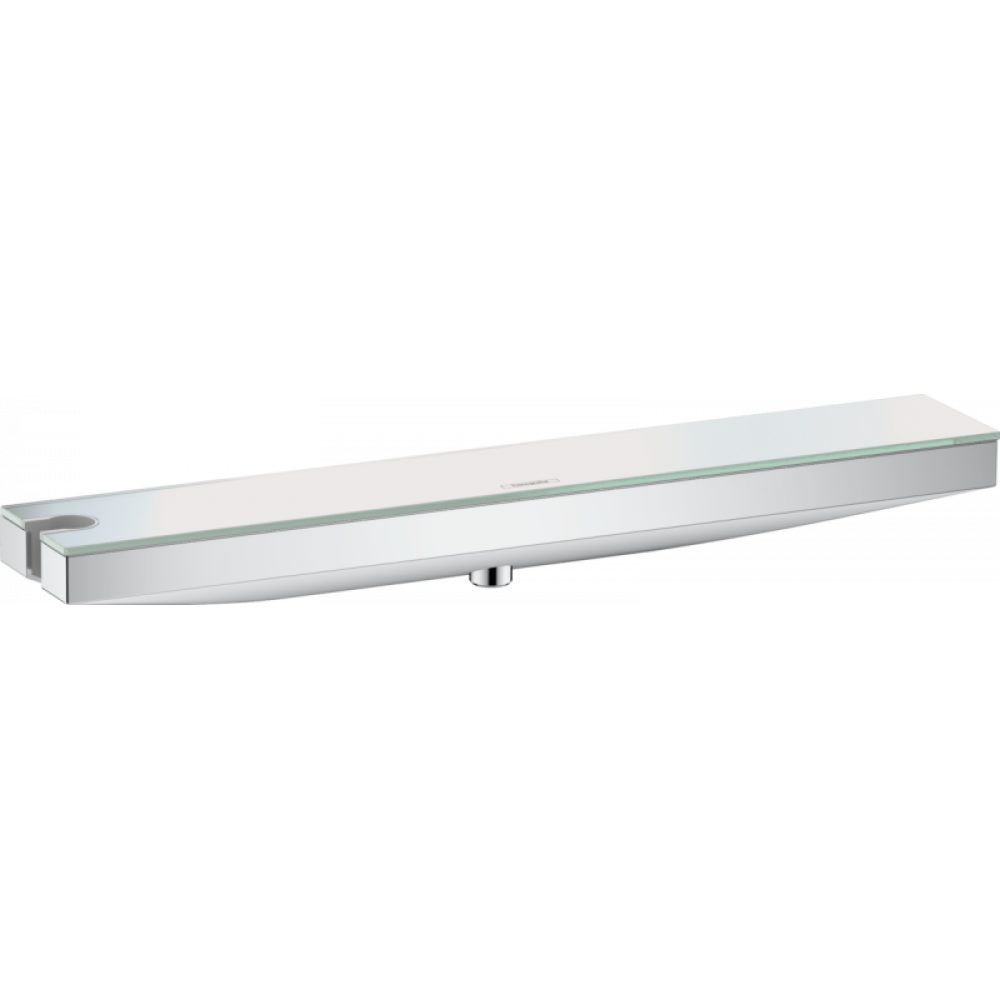 Полка со шланговым подсоединением HANSGROHE Rainfinity 26843000 c держателем лейки слева, цвет Хром