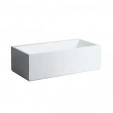 Свободностоящая  ванна  прямоугольная  Kartell by Laufen   2.2333.2.000.616.1 правая, 170x86 см,   из материала  Sentec, с подсветкой перелива, с  подъемным механизм