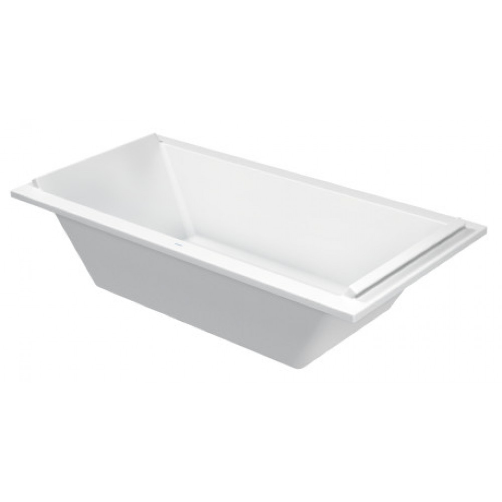 Акриловая ванна Duravit Starck 700341000000000 2000 х 1000 c двумя наклонами для спины, встраиваемая версия или версия с панелями, белая Акриловая ванна Duravit Starck 700341000000000 2000 х 1000 c двумя наклонами для спины, встраиваемая версия или версия с панелями, белая