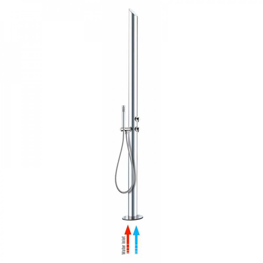 Душевая колонна Bossini Outdoor/Indoor Columns Aquabambù Column L00866 из нержавеющей стали