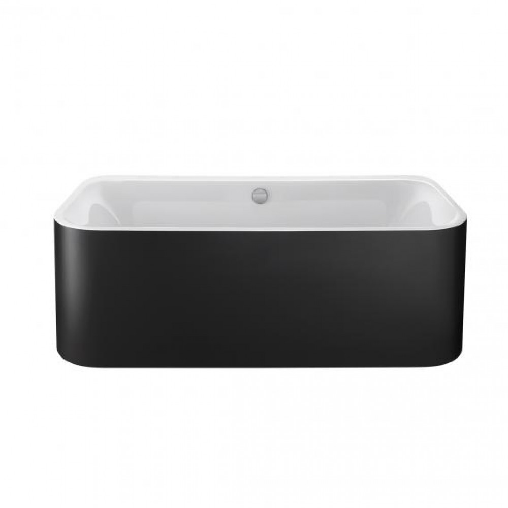 Акриловая ванна Duravit Happy D2 Plus 700453800000000 1800 х 800 c двумя наклонами для спины, с бесшовной акриловой панелью и рамой, отдельно стоящая, белая/граф Акриловая ванна Duravit Happy D2 Plus 700453800000000 1800 х 800 c двумя наклонами для спины, с бесшовной акриловой панелью и рамой, отдельно стоящая, белая/граф