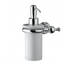 Держатель для дозатора из латуни подвесной BOSSINI Classic Line V50309.030 с керамическим дозатором, цвет Хром/Белый