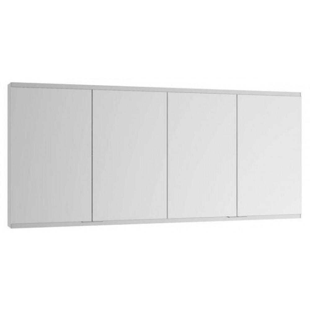 Зеркальный шкаф без подсветки KEUCO Royal Modular 2.0 800401160000500 с четырьмя дверцами, настенный, серебристый анодированный Зеркальный шкаф без подсветки KEUCO Royal Modular 2.0 800401160000500 с четырьмя дверцами, настенный, серебристый анодированный