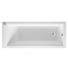 Акриловая ванна Duravit Starck 700334000000000 1700 х 700 c одним наклоном для спины, встраиваемая версия или версия с панелями, белая