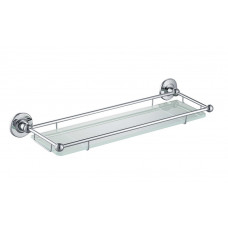 Полка в ванну стеклянная Timo Nelson 150072/00 chrome
