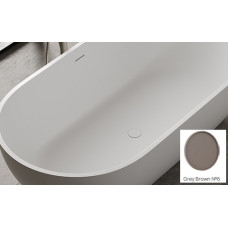 Крышка донного клапана для ванны DEA DESIGN  DD4210 1 из искусственного камня Solid Suface, цвет белый матовый Dark Camel №1